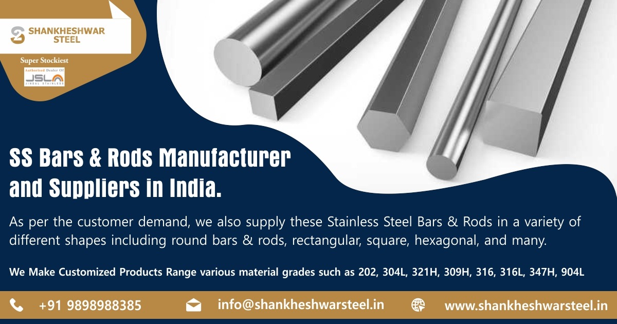 SS Bars and Rods Manufacturer & Suppliers in Ahmedabad, Gujarat & India