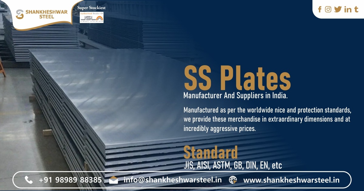 Stainless Steel Plates Stockist, Exporters & Suppliers in Ahmedabad, Gujarat, India