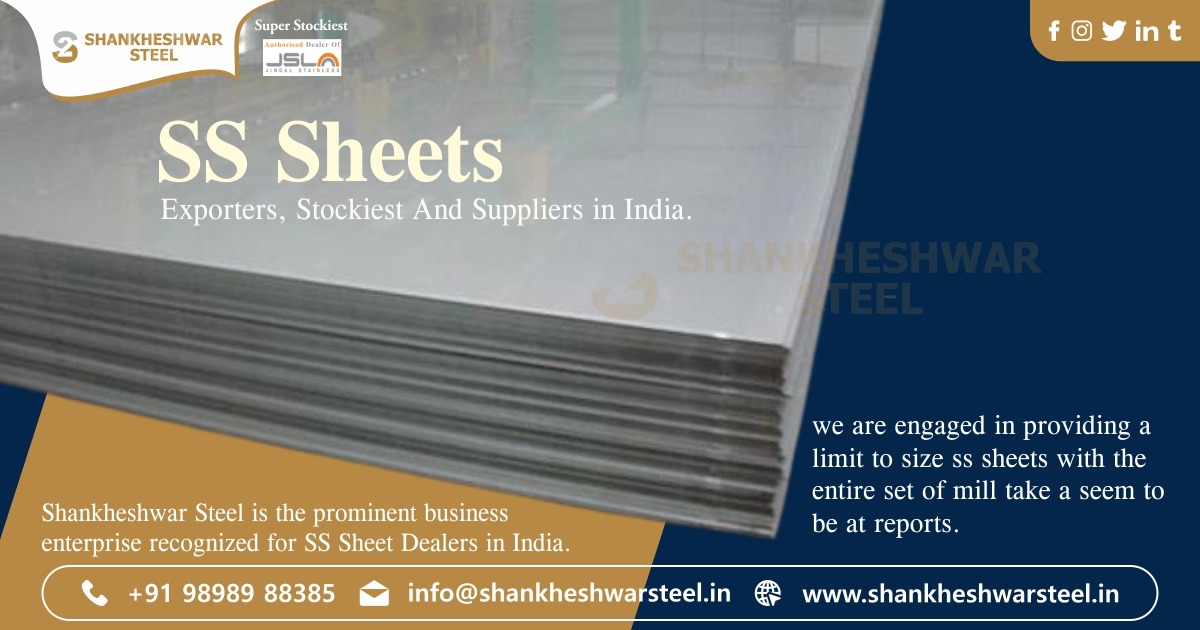 SS Sheets Manufacturer, Stockists & Suppliers in India