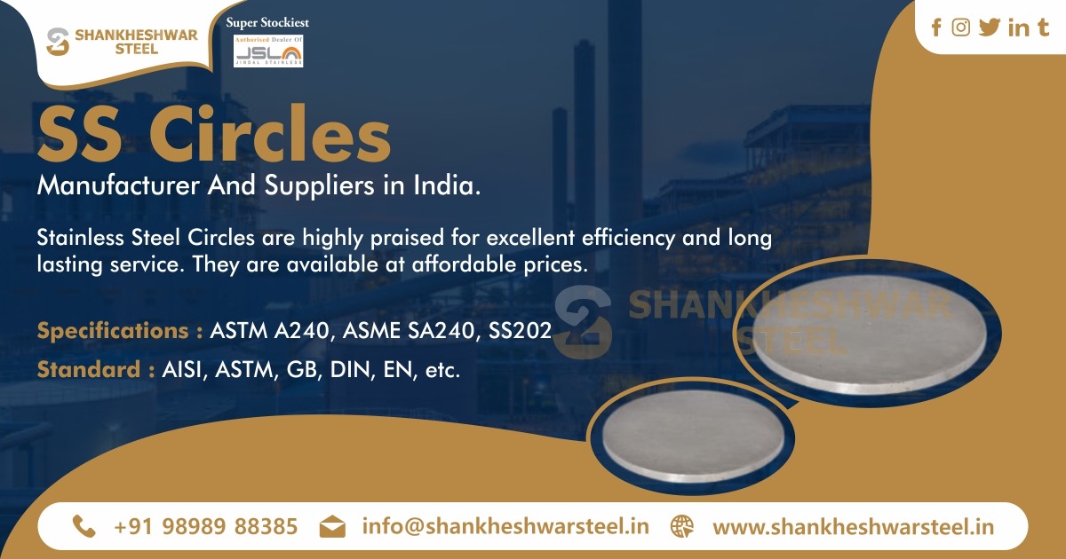 SS Circle Manufacturer & Exporters in India