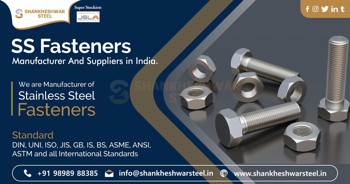 SS Fasteners Manufacturer & Exporters in India