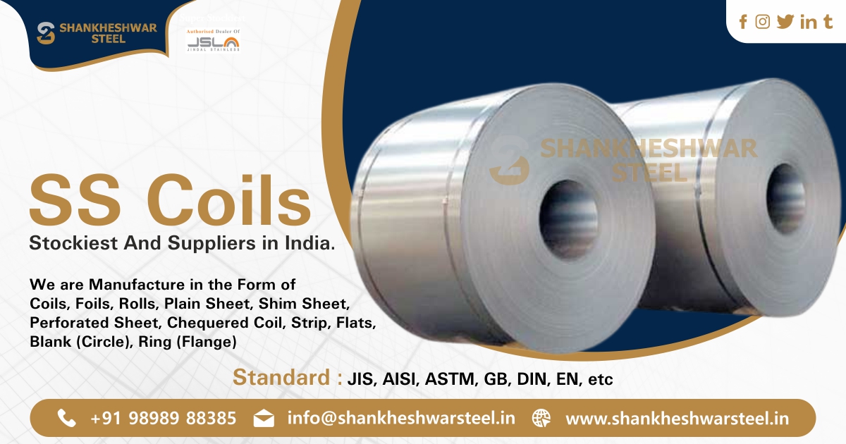 SS Coils Manufacturer, Stockist, and Suppliers in India