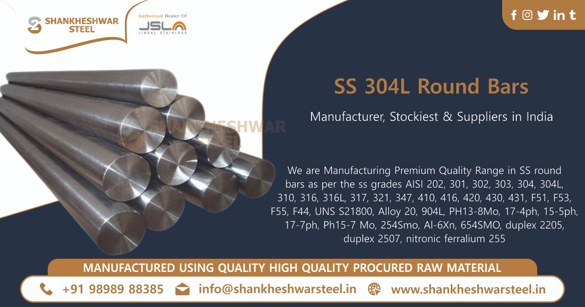 SS 304L Bars Manufacturer & Supppliers in India