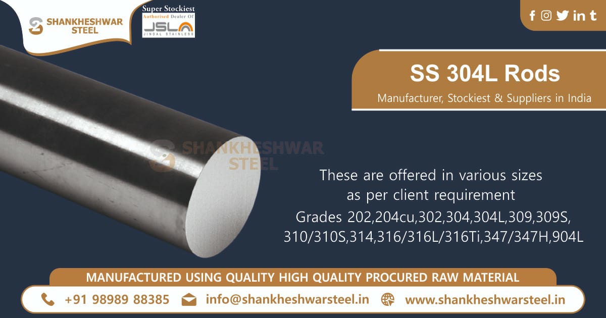 SS 304L Rods Manufacturer & Suppliers in India