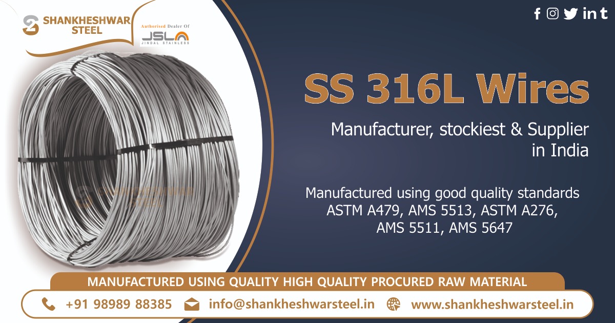 SS 316L Wires Manufacturer, Stockiest & Suppliers in India