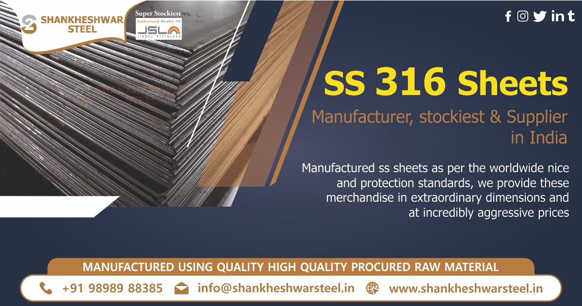 SS 316 Sheets Manufacturer in India