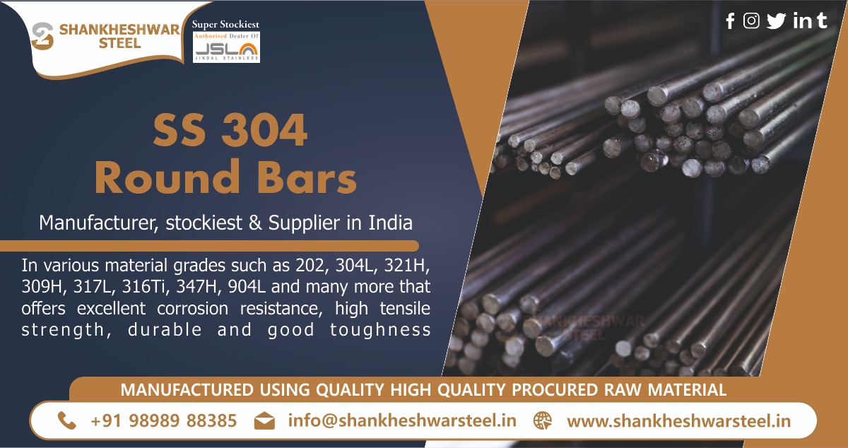 SS 304 Round Bar Manufacturer in India