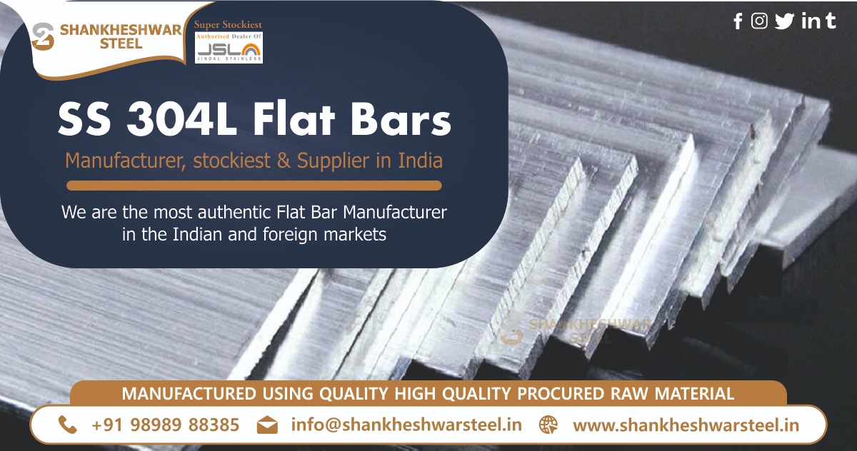 SS 304L Flat Bar Supplier in Gujarat