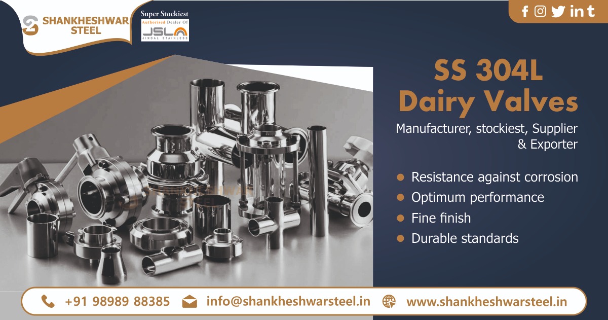 SS 304L Dairy Valves Exporter in Egypt