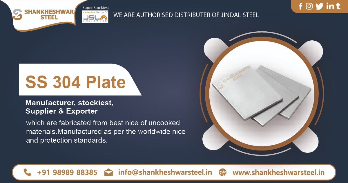 SS 304 Plates Exporter in Bhutan