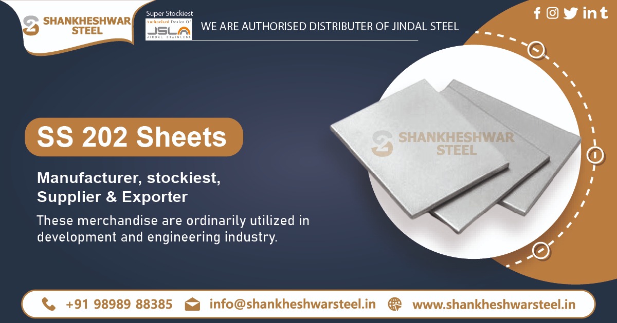 Stainless Steel 202 Sheets Exporter in Tanzania