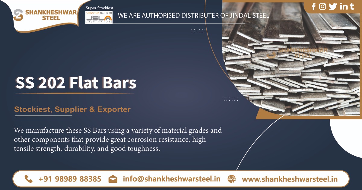 SS 202 Flats Bars Exporter in Africa