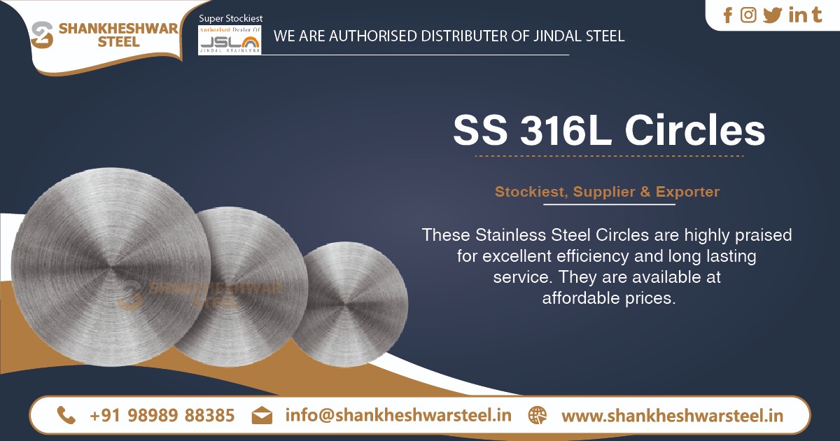 SS 316L Circles Exporter in UAE