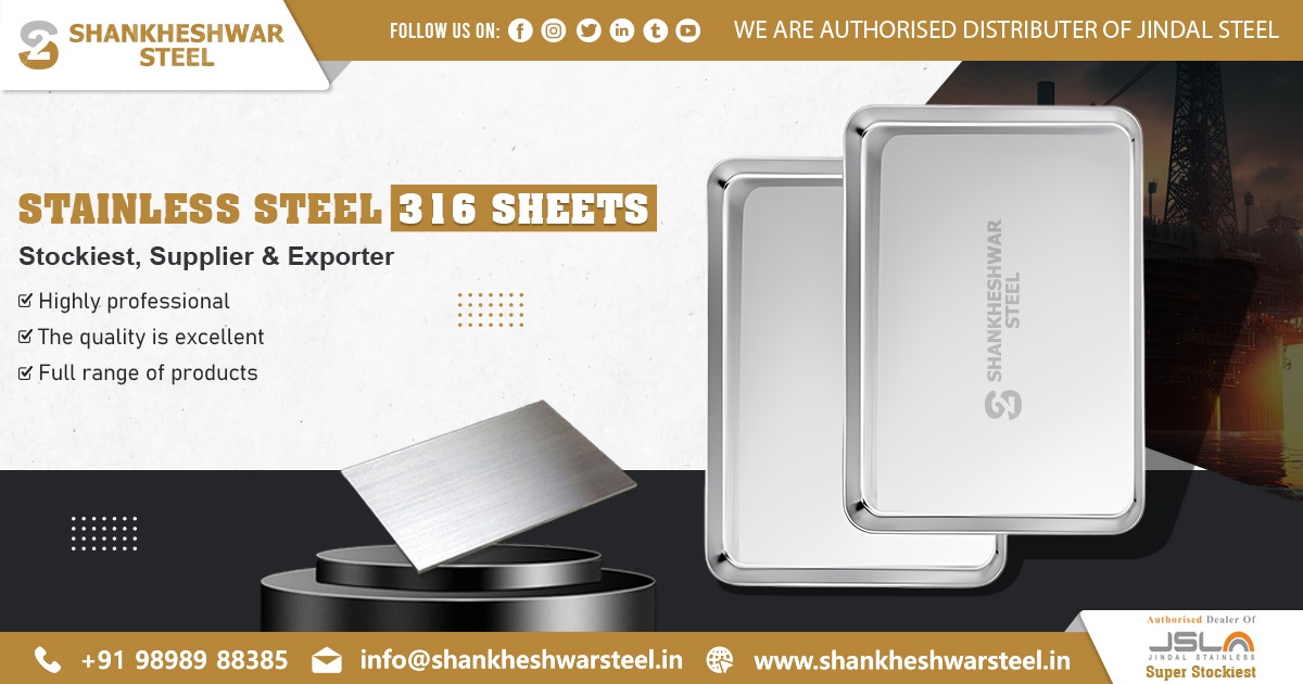 Exporter of SS 316 Sheets in Bhutan