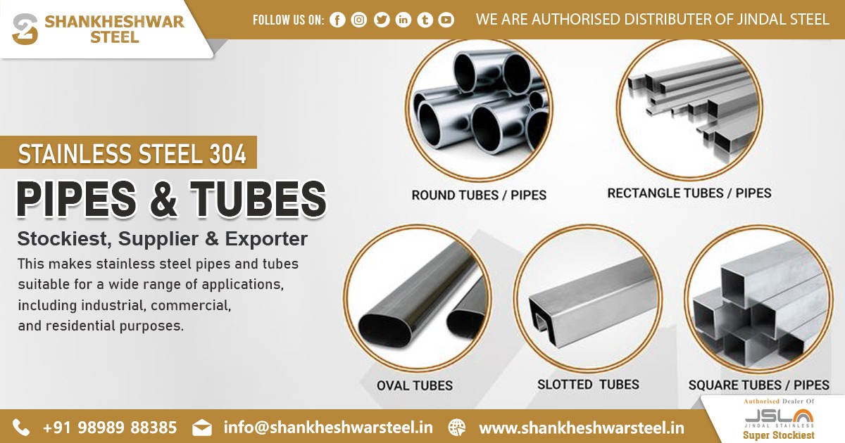 Exporter of SS 304 Pipes and Tubes in Nepal