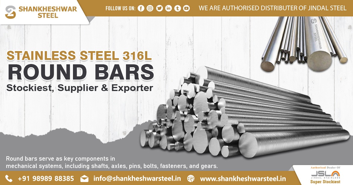 Exporter of SS 316L Round Bars in UAE