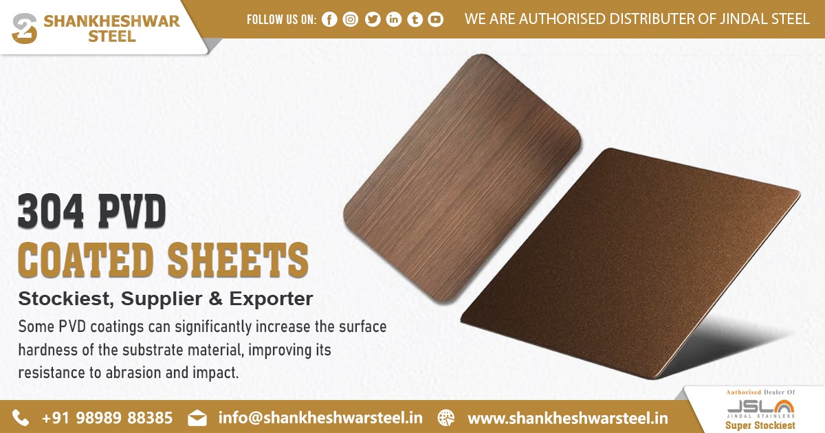 Exporter of 304 PVD coated sheets in Bangladesh
