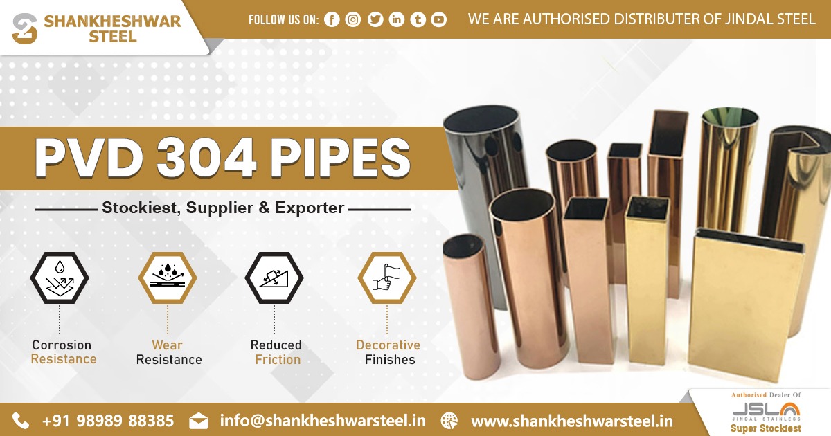 Exporter of PVD 304 Pipes in Bhutan
