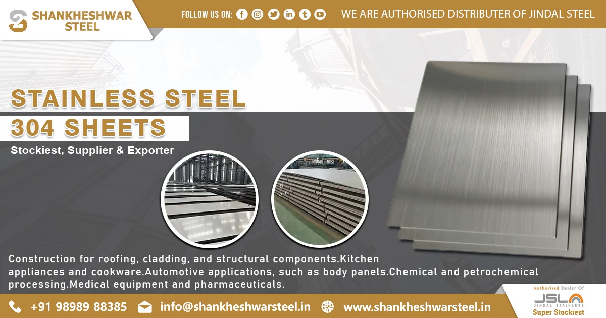Exporter of Stainless Steel 304 Sheets in Kenya