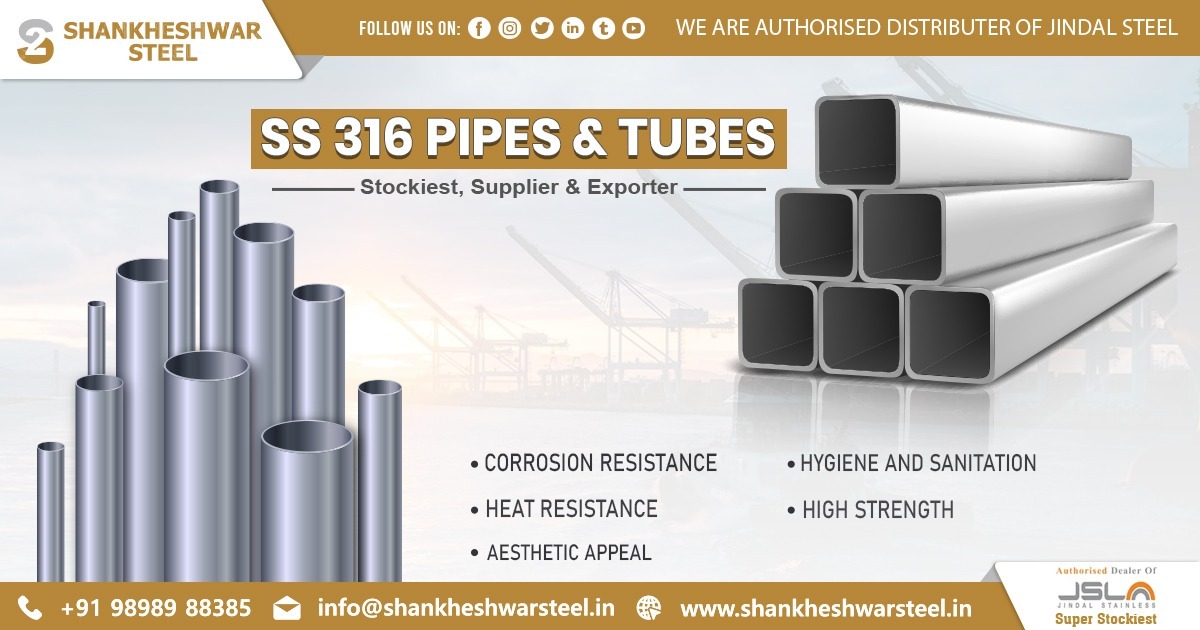 Exporter of SS 316 Pipes and Tubes in Bhutan
