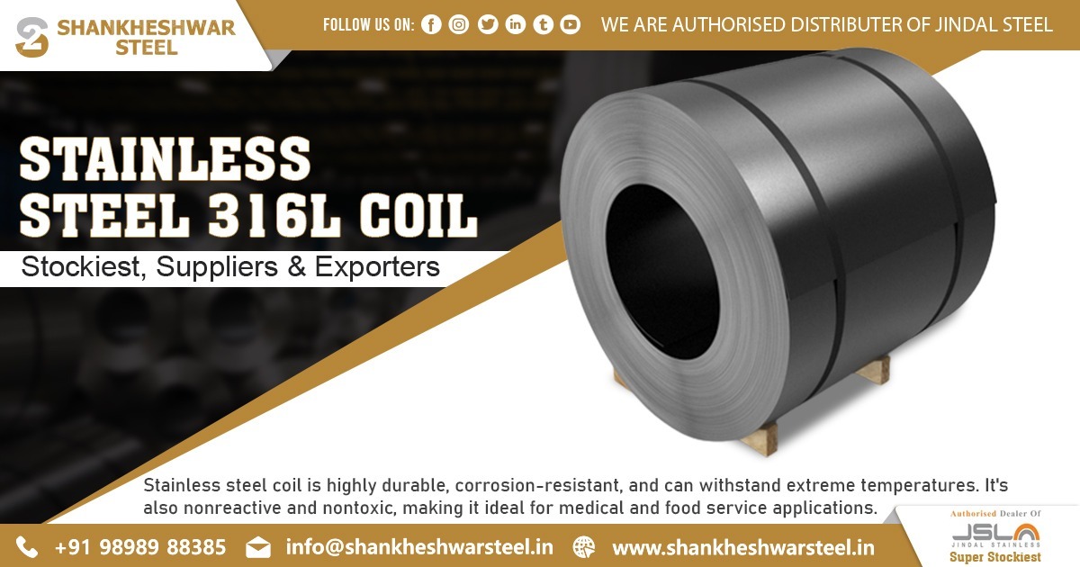Exporter of Stainless Steel 316L Coil in Africa