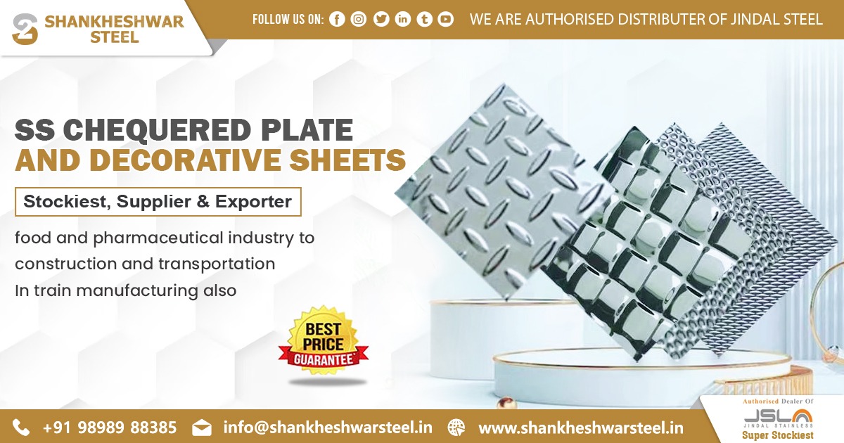 SS Chequered Plate and Decorative Sheets in Bangladesh