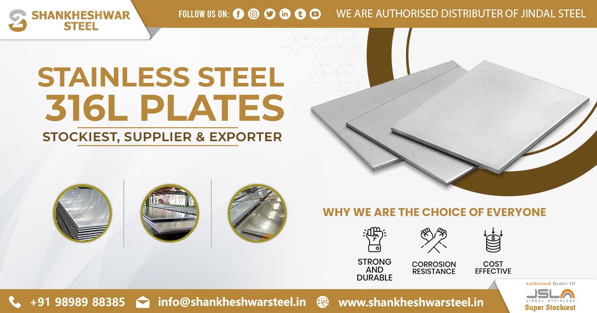 Exporter of Stainless Steel 316L Plates in Sri Lanka