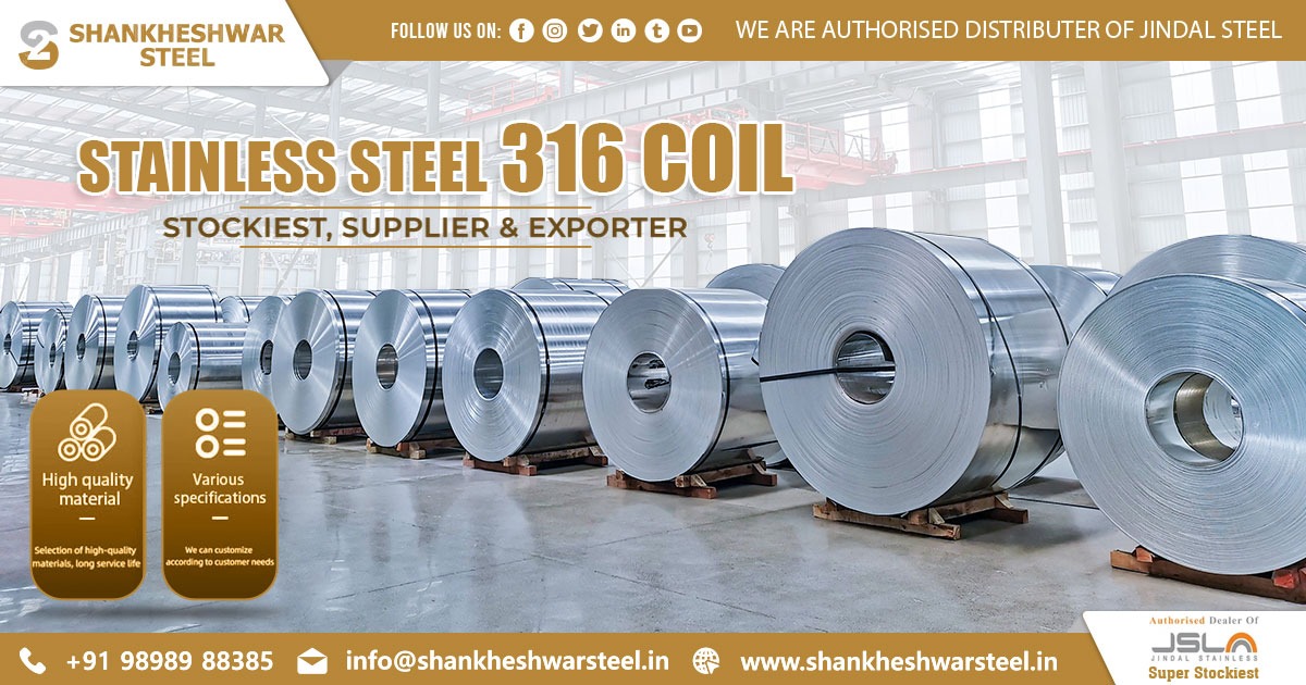 Exporter of Stainless Steel 316 Coil in Russia