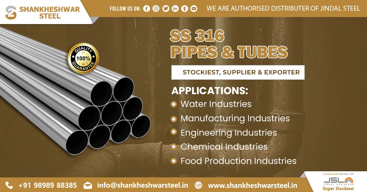 Exporter of Stainless Steel 316 Pipes and Tubes in Kenya