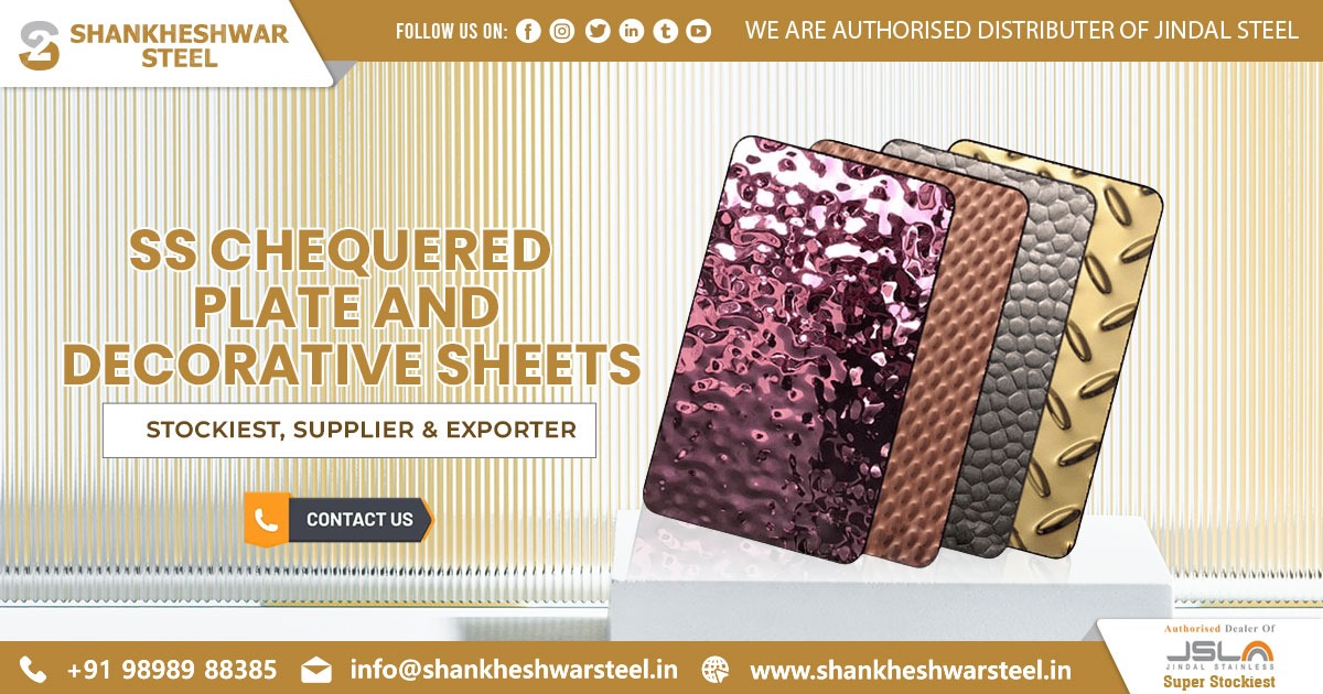 Exporter of SS Chequered Plate and Decorative Sheet in Nepal