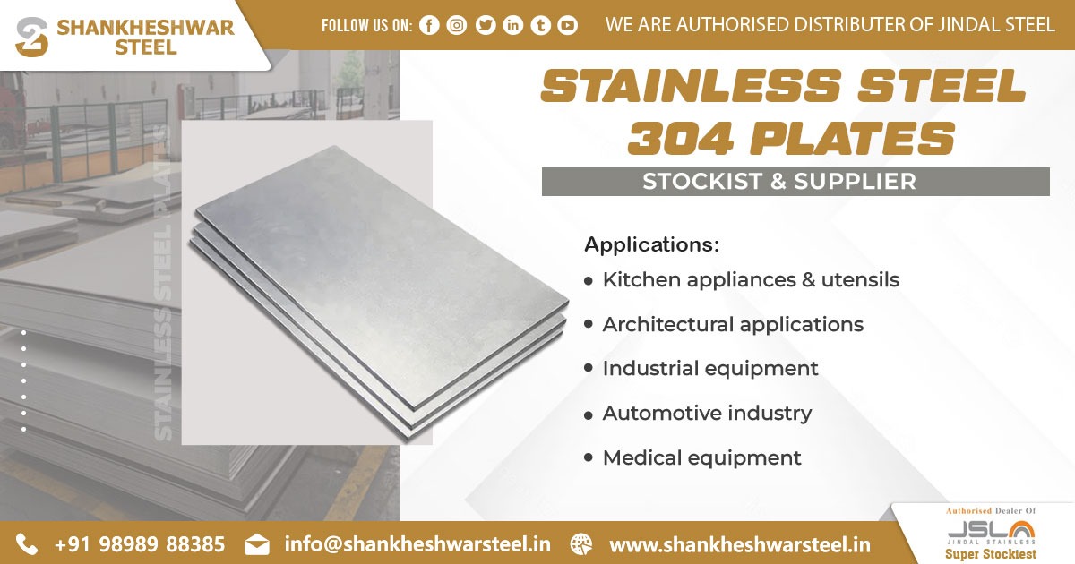 Exporter of Stainless Steel 304 Plates in Sri Lanka
