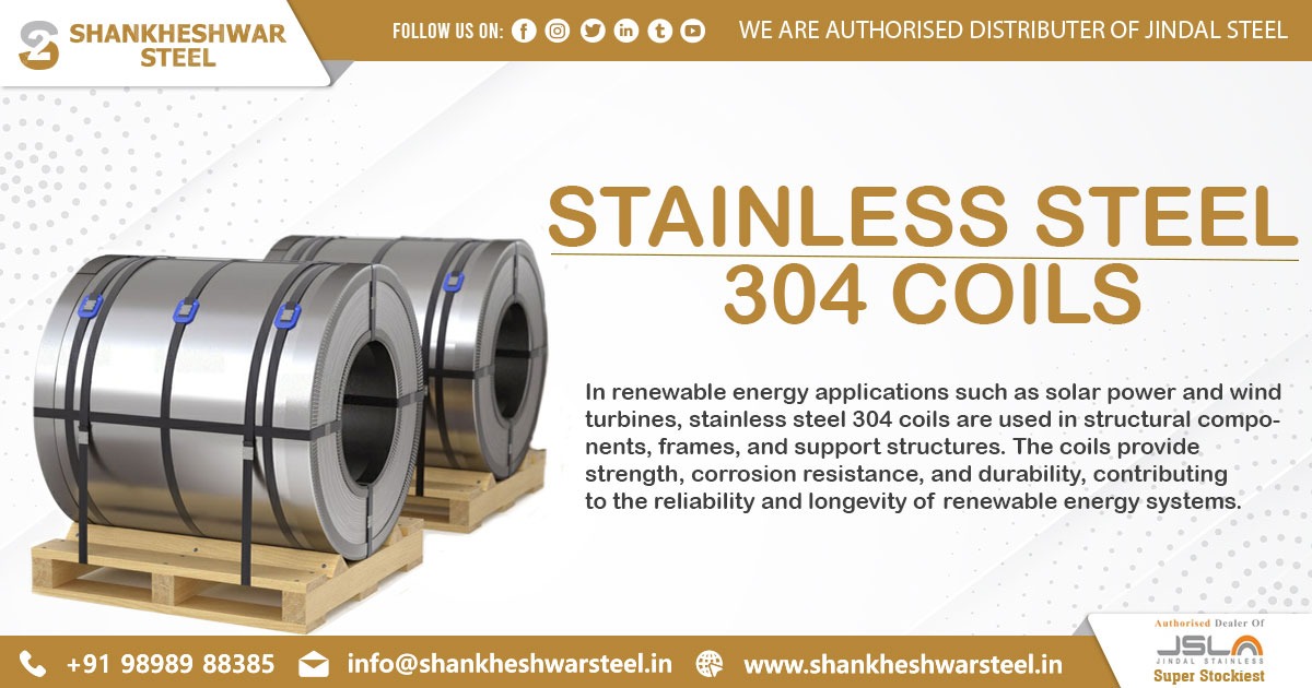 Exporter of Stainless Steel 304 Coils in Egypt