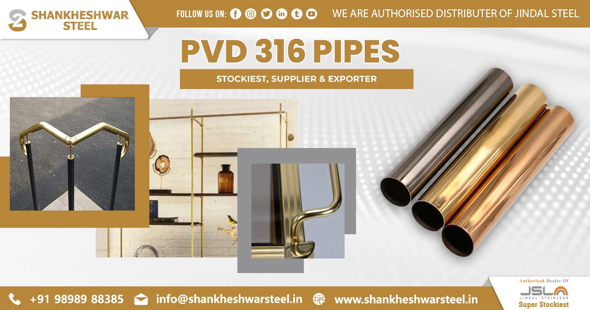 Exporter of PVD 316 Pipe in Bangladesh