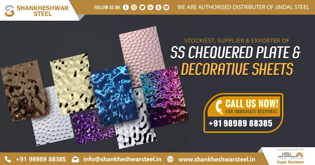 SS Chequered Plate and Decorative Sheet in UAE
