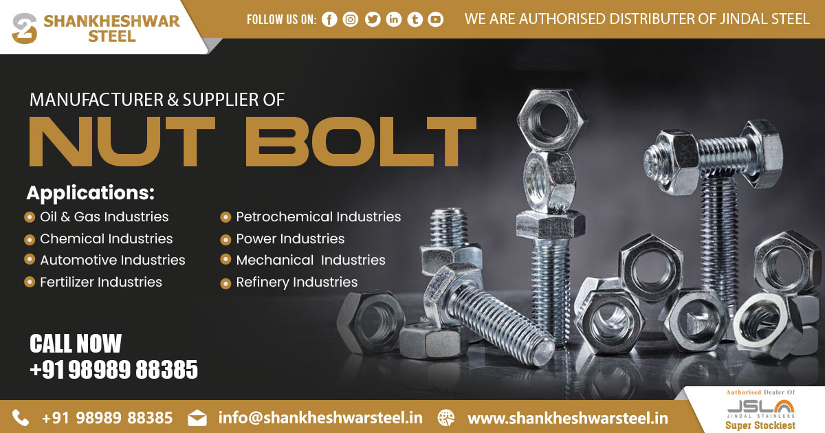 Exporter of Nut Bolt in Maharashtra