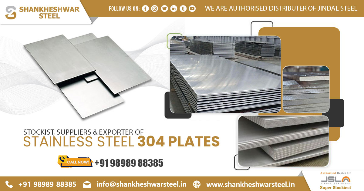 Exporter of Stainless Steel 304 Plates in Egypt