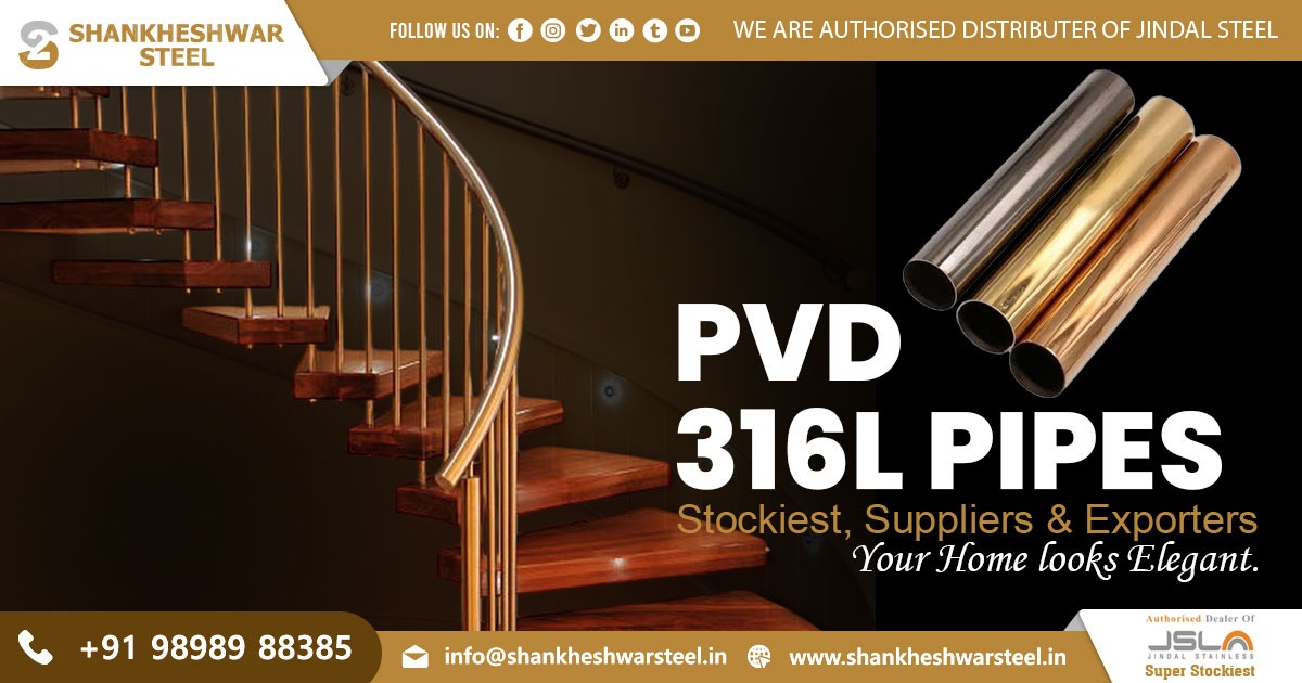 PVD 316L Pipe Exporter in Sri Lanka