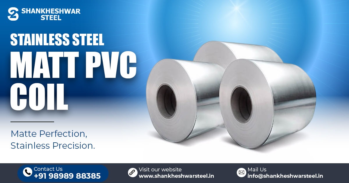 Stainless Steel Matt PVC Coils in Saudi Arabia