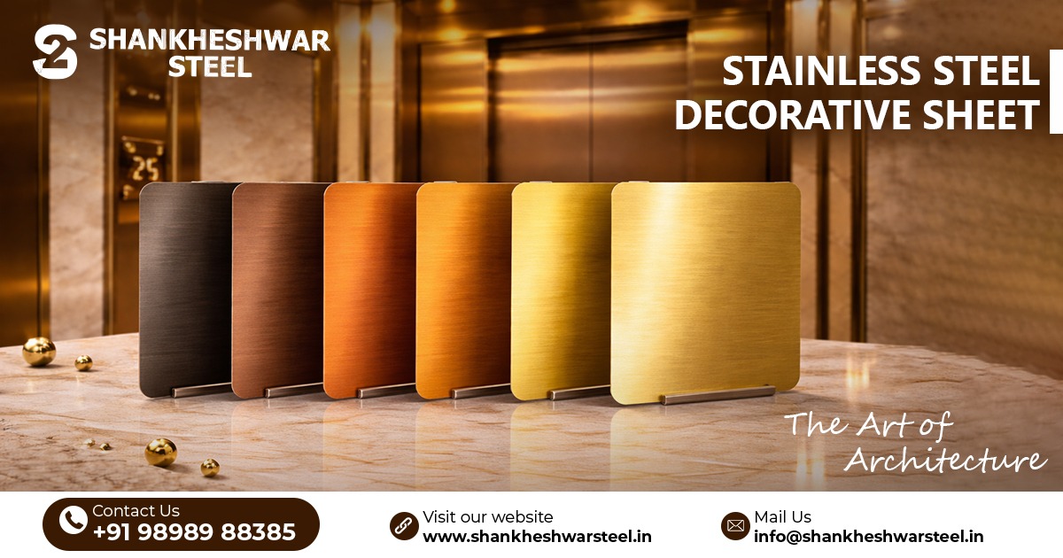 Exporter of Stainless Steel Decorative Sheet in Egypt