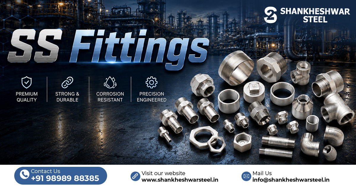 Premium Industrial Stainless Steel Fittings | Shankheshwar Steel