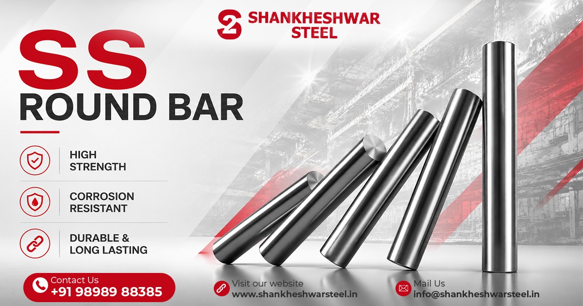 Premium Stainless Steel Round Bars Manufacturer – Shankheshwar Steel