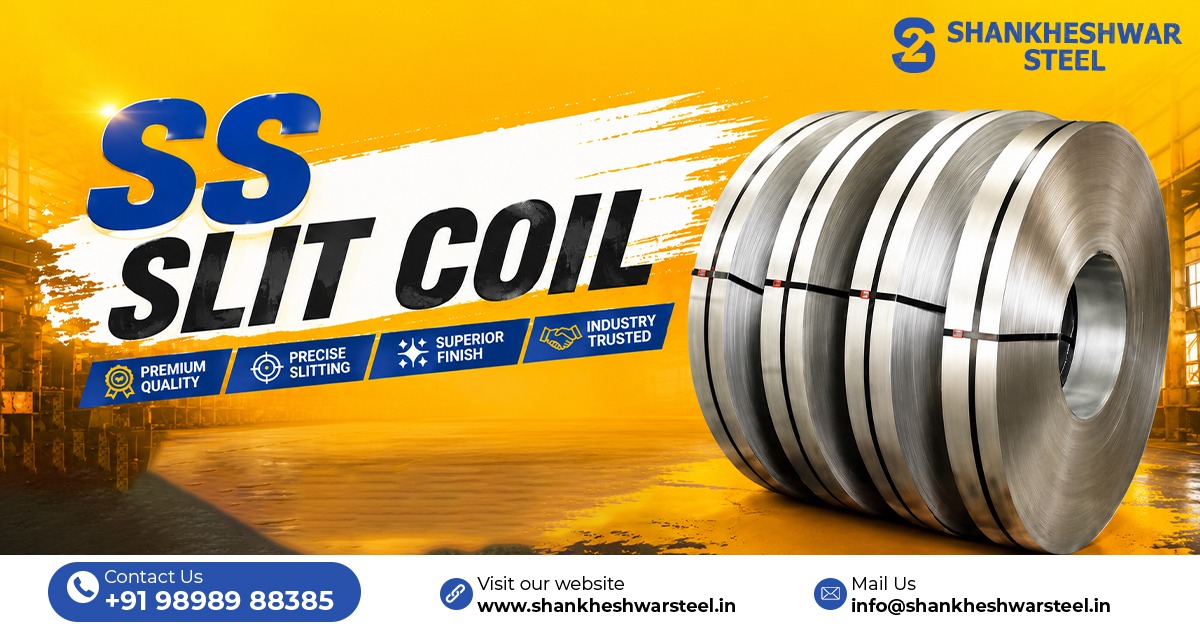 Stainless Steel Slit Coil manufacturer in Ahmedabad Gujarat India by Shankheshwar Steel