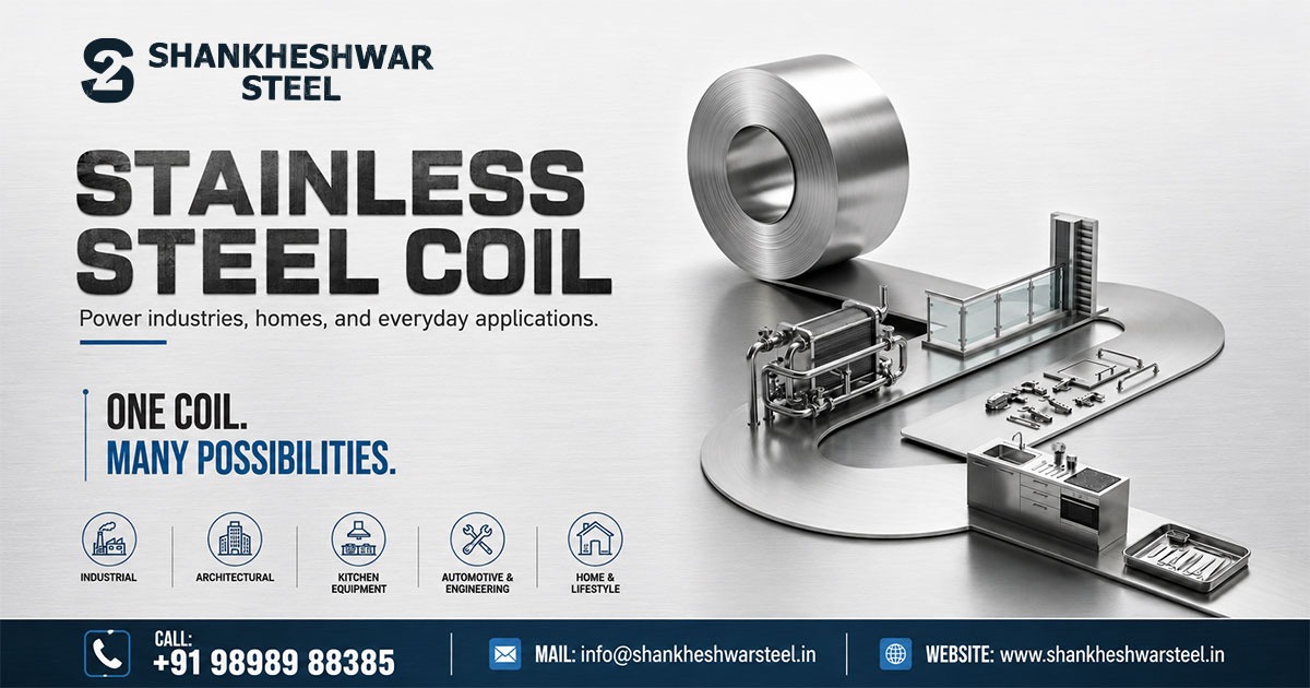SS Coil Supplier In Rwanda for Industrial Applications | Shankheshwar Steel