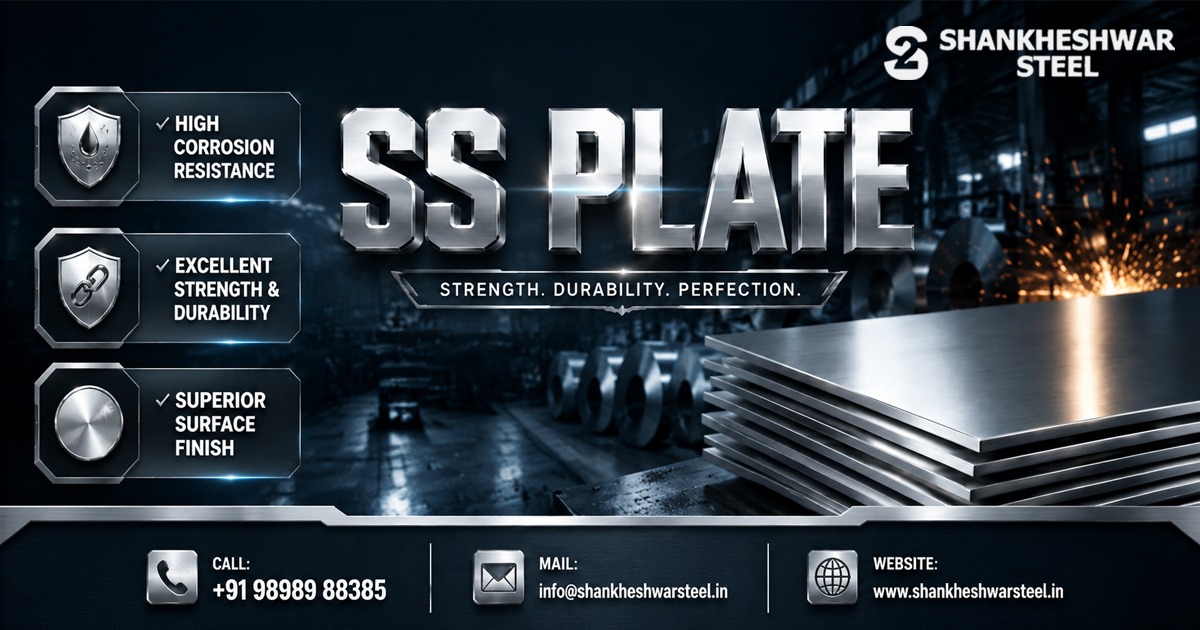 Durable SS Plates for Heavy Industry Supplier In Congo | Shankheshwar Steel