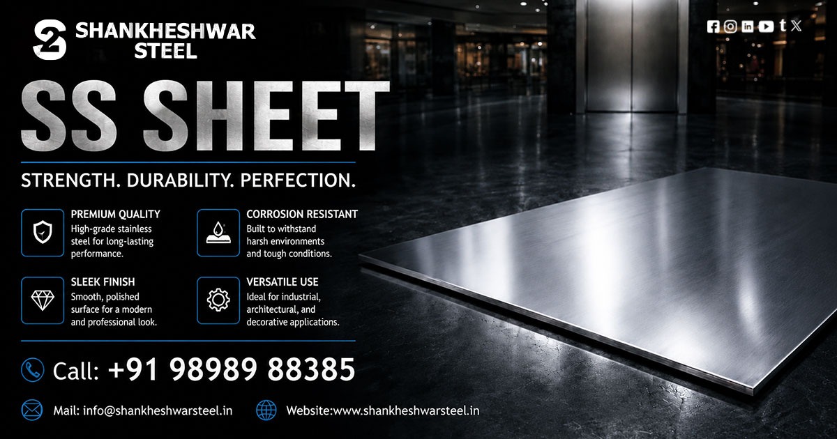 Superior Finish Stainless Steel Sheets In Benin | Shankheshwar Steel