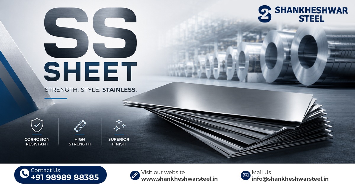 Premium Stainless Steel Sheet Supplier In Togo | Shankheshwar Steel